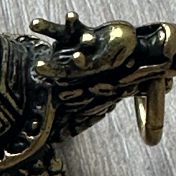 Solid Brass Handmade Turtle DIY Necklace Car Pendant Knife Beads Brass Lucky Tur - Picture 13 of 15